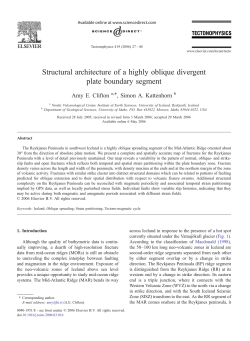 Structural architecture of a highly oblique divergent plate boundary
