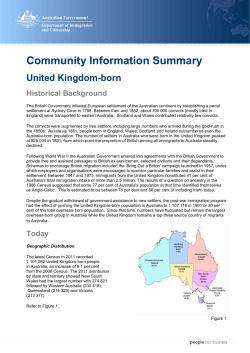 United Kingdom Community Information Summary