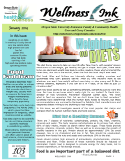 January 2014 - Oregon State University Extension Service