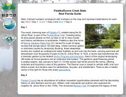 Palatka/Dunns Creek State Park Itinerary