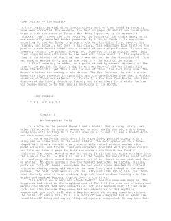JRR Tolkien - The Hobbit
