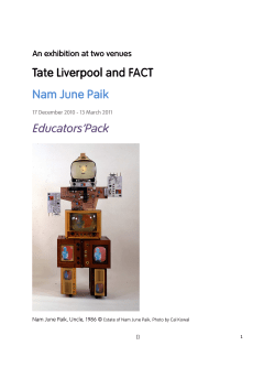 Nam June Paik teachers` pack