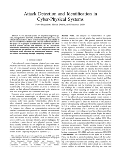 Attack Detection and Identification in Cyber