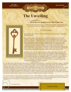 The Unveiling - Therapeutic Speakeasy