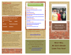 Earth Science: Social Studies: - Winnisquam Regional School District