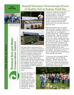 Rainfall Simulator Demonstrates Power of