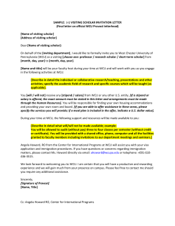 SAMPLE: J-1 VISITING SCHOLAR INVITATION LETTER (Final letter