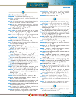 Glossary