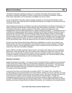 Board Committees 185