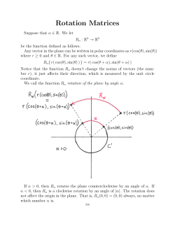 Rotation Matrices