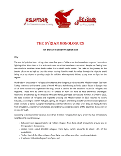 The Syrian Monologues