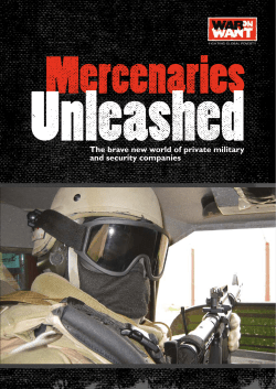 The brave new world of private military and security