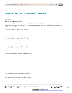 Lesson 28 - EngageNY
