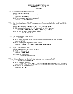 Certamen, Level II
