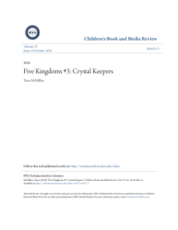 Five Kingdoms #3: Crystal Keepers
