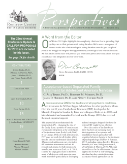 this article - The Renfrew Center