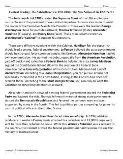 The Judiciary Act of 1789 created the Supreme Court of the USA