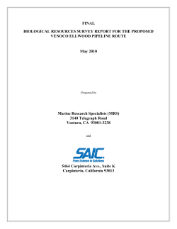 Final Bio Report - Santa Barbara County Planning and Development