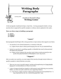 Updated 01/26/15 Body Paragraphs pdf