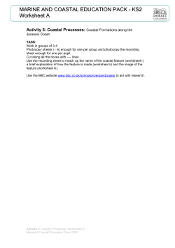 MARINE AND COASTAL EDUCATION PACK - KS2