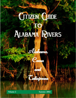 Alabama, coosa and tallapoosa - Auburn University College of