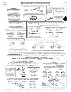 p = mv &Sigma;p = p1 + p2 + &hellip;