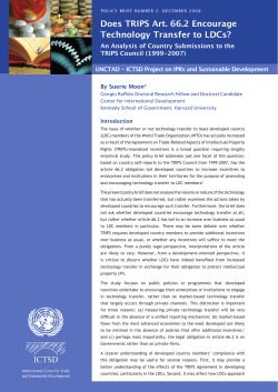Does TRIPS Art. 66.2 Encourage Technology Transfer to