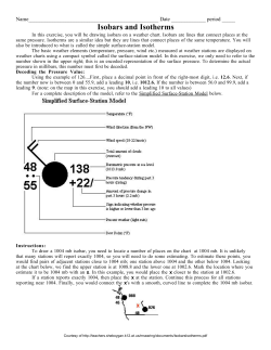 Isobars and Isotherms