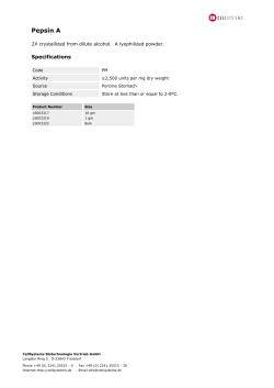 Pepsin A - CellSystems
