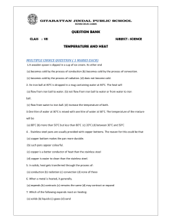question bank temperature and heat