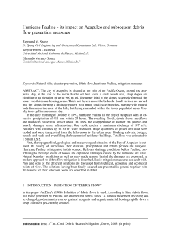 Hurricane Pauline - its impact on Acapulco and