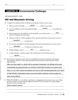 Environmental Challenges - Brandywine Virtual Academy