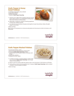 Garlic Pepper Buttered Beans