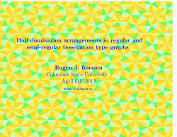 Half domination arrangements in regular and semi