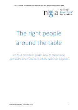 The right people around the table