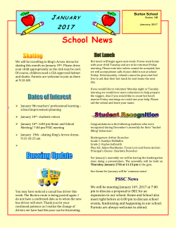 January 2017 Newsletter Final