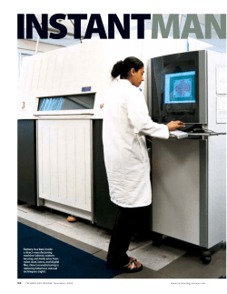 Factory in a box: Inside a direct-manufacturing machine (above