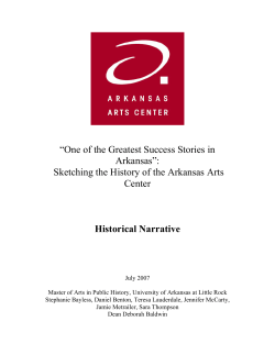 One of the Greatest Success Stories in Arkansas