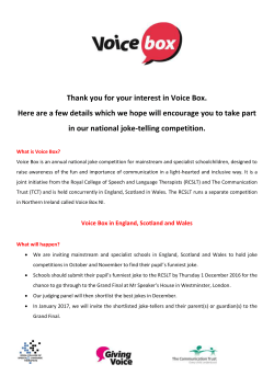 Thank you for your interest in Voice Box. Here are a