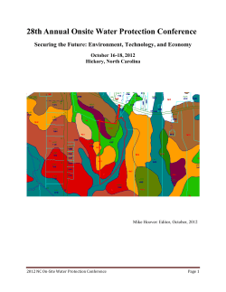 28th Annual Onsite Water Protection Conference