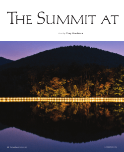 Text by Troy Goodman - Live Georgia Mountains