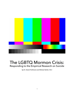 The LGBTQ Mormon Crisis