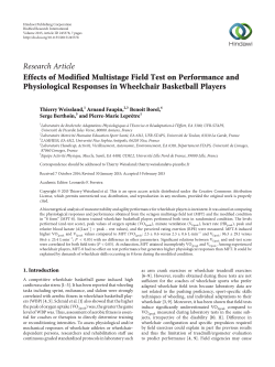 Effects of Modified Multistage Field Test on Performance and