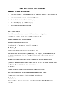 3 Dictatorship control and opposition hand out