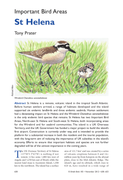 St Helena - British Birds