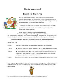 Fiesta Weekend May 5th -May 7th - Yogi Bear`s Jellystone Park