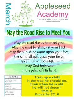 March 2013 - Appleseed Academy