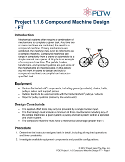 Project 1.1.6 Compound Machine Design