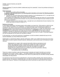 CHE205&ndash; General Chemistry Lab week #6