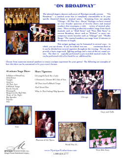On Broadway - Mystique Productions